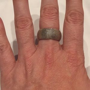 Tiffany & Co Silver Woven Ring